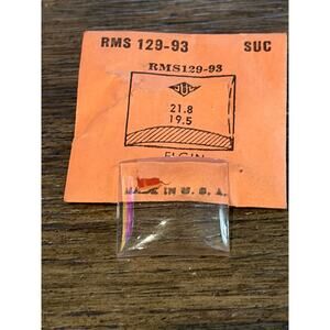 SUC Rocket Crystal RMS 129-93 for ELGIN 21.8 x 19.5mm -NOS